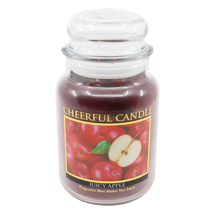 CHEERFUL CANDLE JUICY APPLE SCENTED CANDLE for wholesale by Arcucci Trade Srl