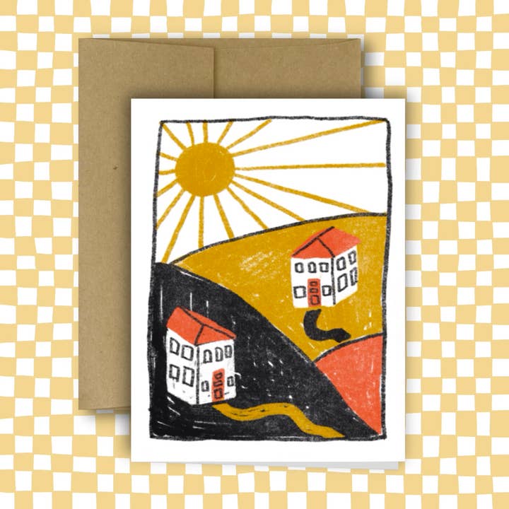 NEIGHBORLY LOVE Greeting Card for wholesale by RANI BAN CO