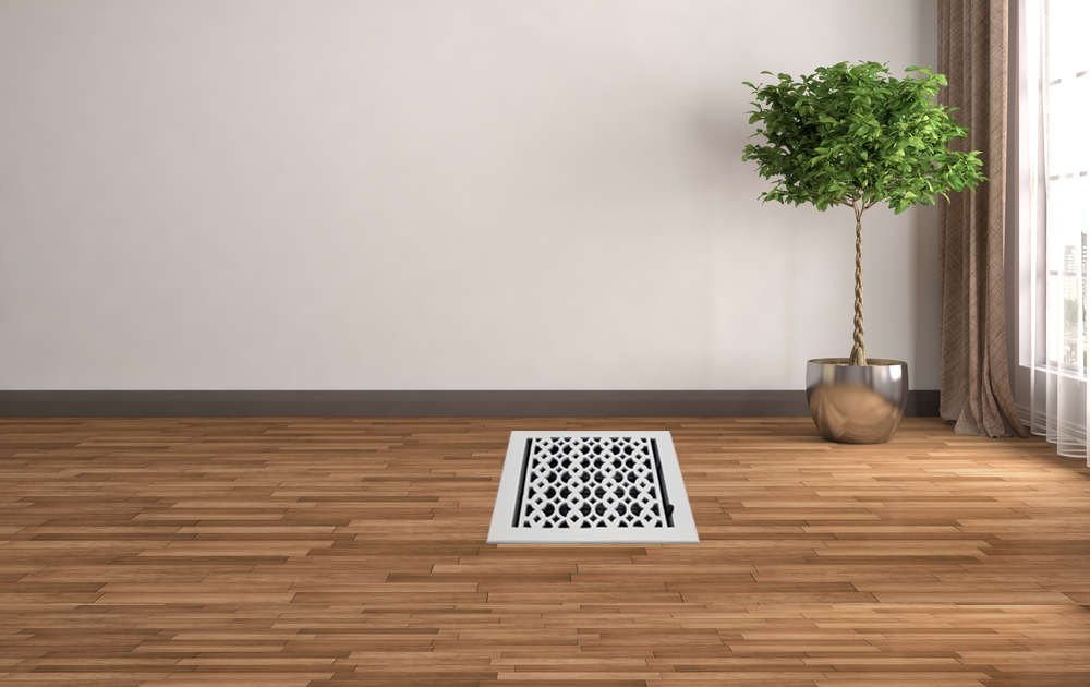 PRIMA DECORATIVE HARDWARE INC - Vendita all'ingrosso Attrezzatura per riscaldamento, ventilazione e condizionamento - Registro da pavimento in ghisa 8 «x 10" VR-1006