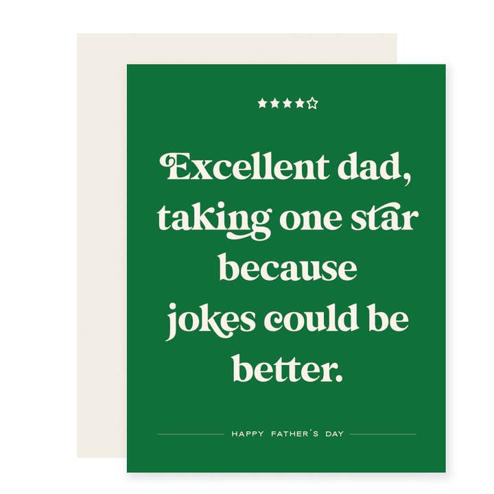 Papa Sterne | Vatertagskarte für den Großhandel von Paloma Paper Co.