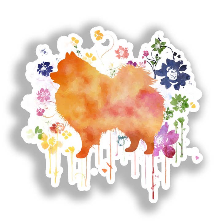 Pomeranian Dog Decal Sticker # A017313 for wholesale by Yoonek Graphics
