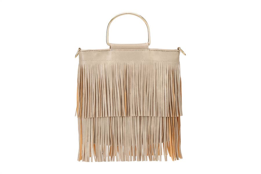 Nima Accessories Inc - Vente Sac à main avec poignée sur le dessus – femme - Sac à main à franges pour femme2