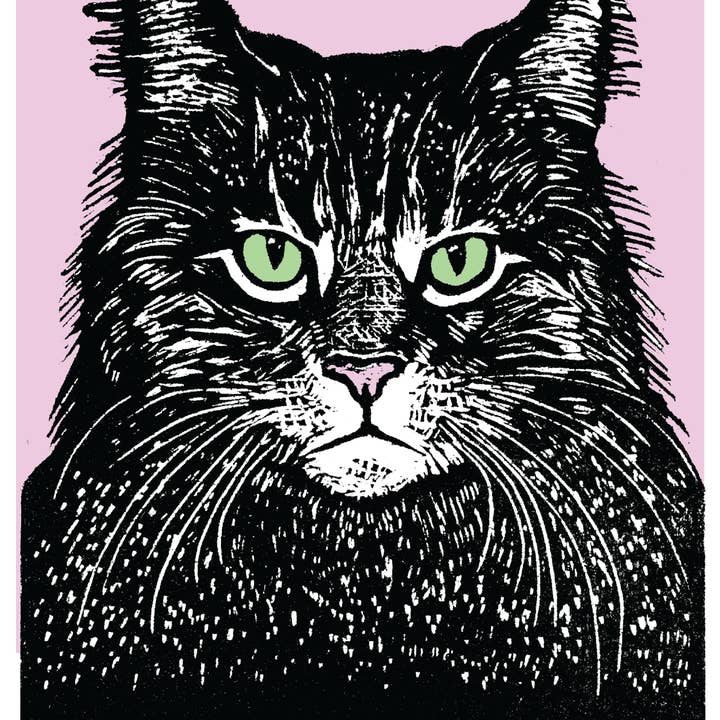 Pixel Palmer - Wholesale Everyday Greeting Card - U R PURRFECT Cat - Greeting Card w/ envelope, blank inside 5x7" (Copy)