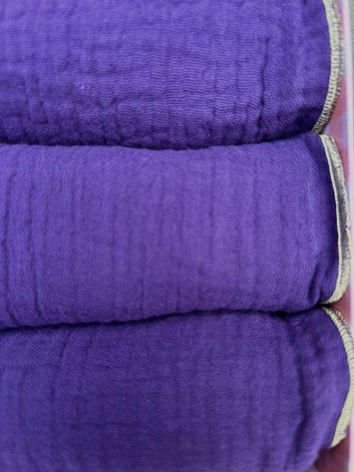 Set of 4 Table Napkins – Cotton Gauze – purple – 40x40 cm for wholesale by CHARMY