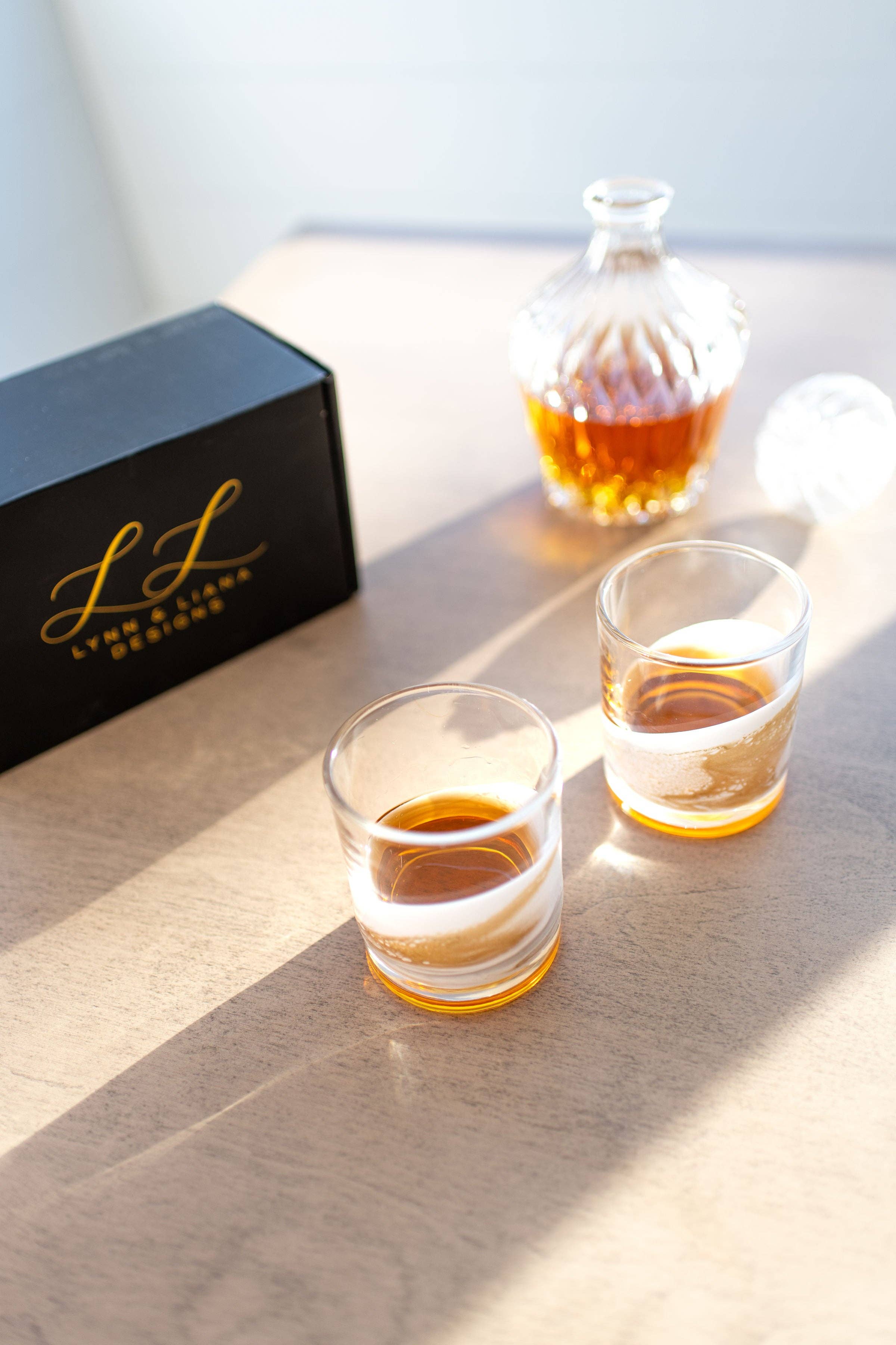 Lynn & Liana Designs - Wholesale Cocktail/Liquor Glass - NEW!!! Resin Coated Old Fashioned Whisky Glasses -NO TARIFFS29