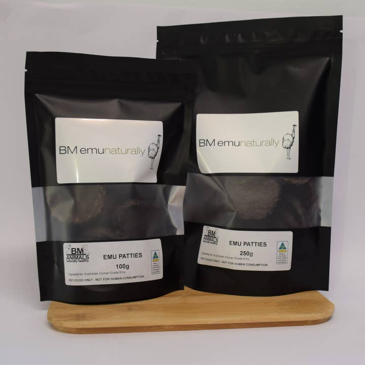 Pure Emu Patties for wholesale by BM Animals Complete Nutrition