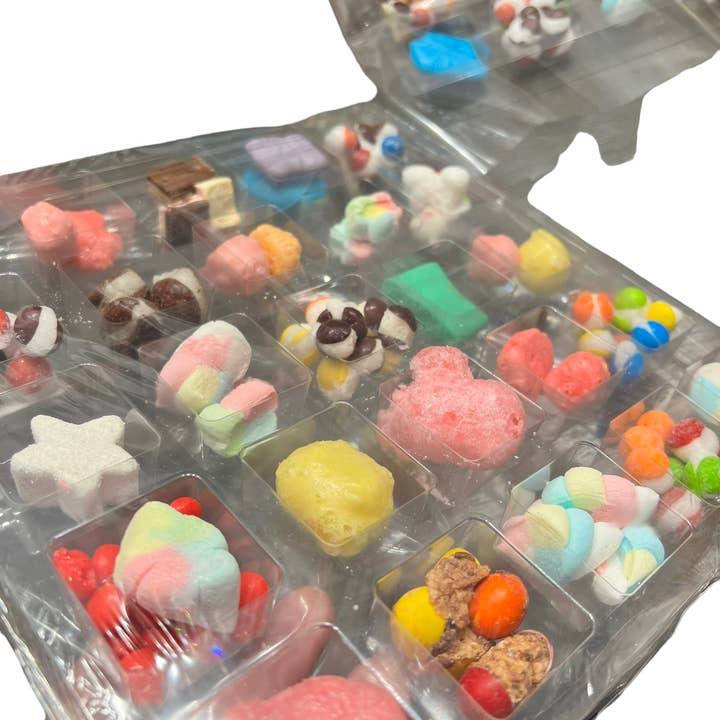 Freezy Favorites – wholesale Adventskalender – Nedräkning Advent- eller semesterkalender, gjord med en mängd olika frystorkade