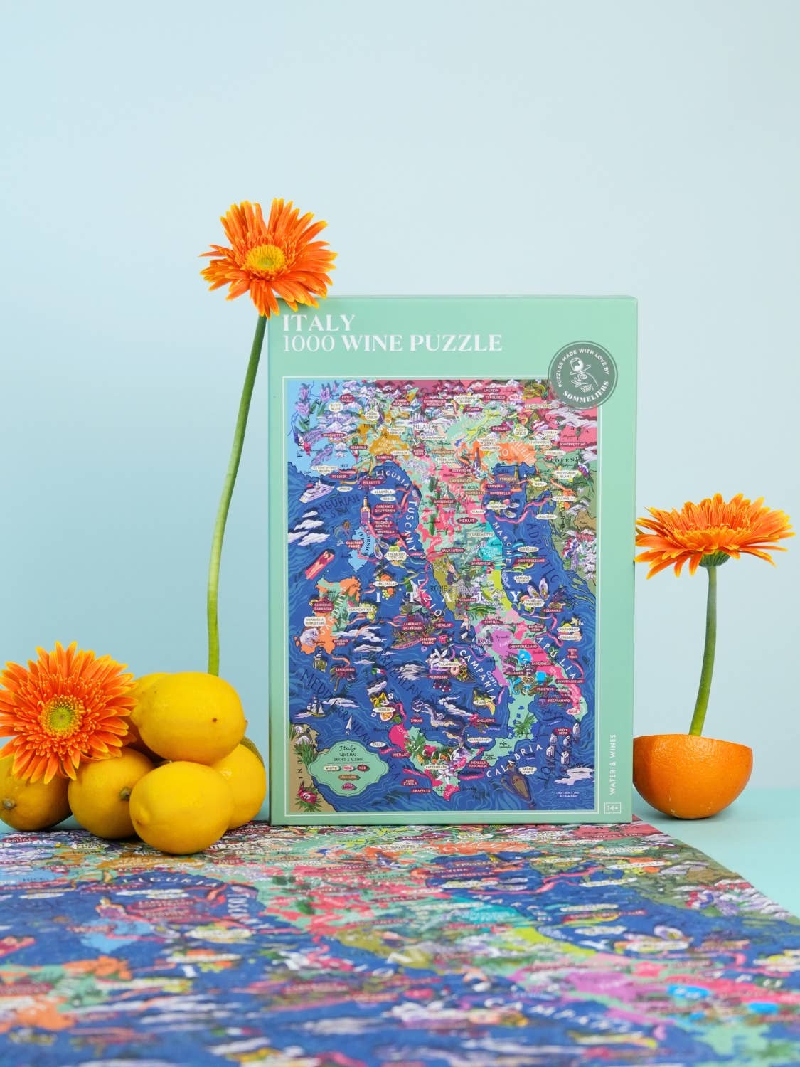 Water & Wines - Wholesale Puzzle - Adult - Wine Puzzle - Italy2