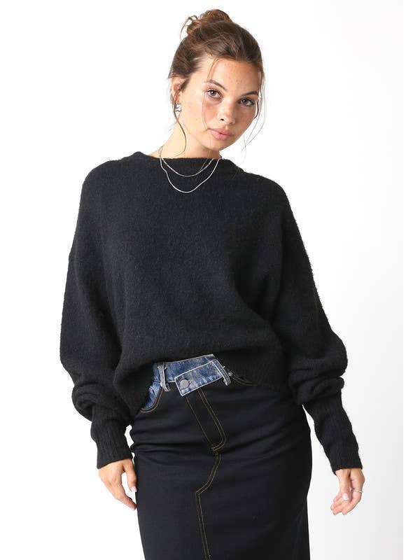 Olivaceous - Wholesale Knit Sweater - Women's - Julien Sweater0
