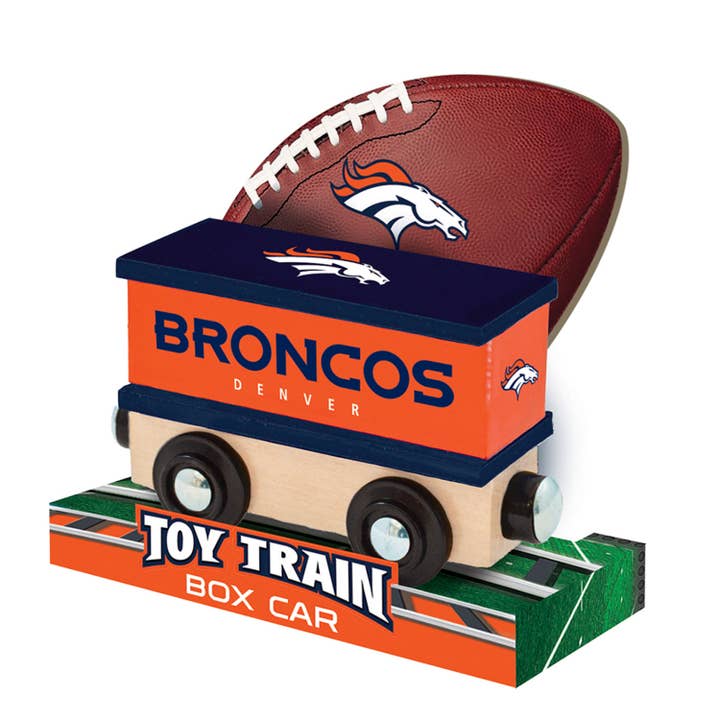 Masterpieces Puzzles - Wholesale Toy Car/Truck - Kids - Denver Broncos Toy Train Box Car