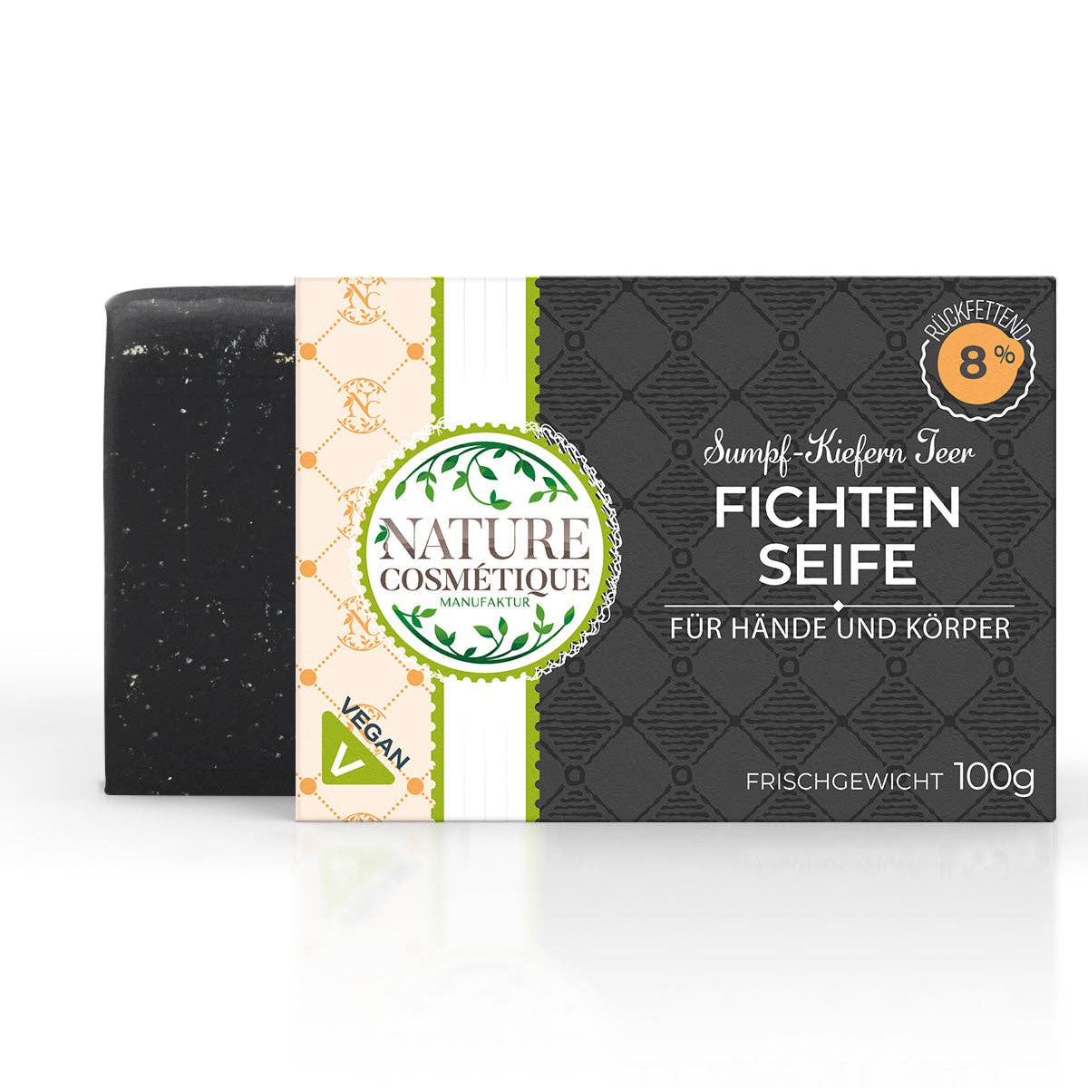 Seifen-Shop - Wholesale Bar Soap - Spruce Soap with Swamp Pine Tar - ORGANIC1