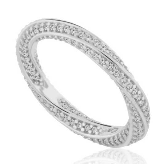 Seduce Me Ring in Rhodium for wholesale by VIVA VIDA