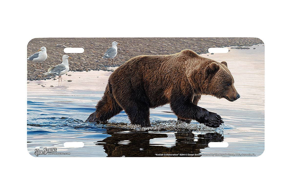 Airstrike - Wholesale Sign - "Kodiak Collaboration" - Decorative License Plate0
