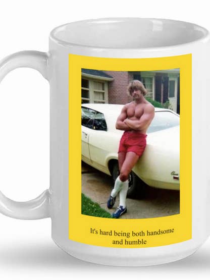 It's hard to be both handsome and humble. for wholesale by Jacs Studio Toronto