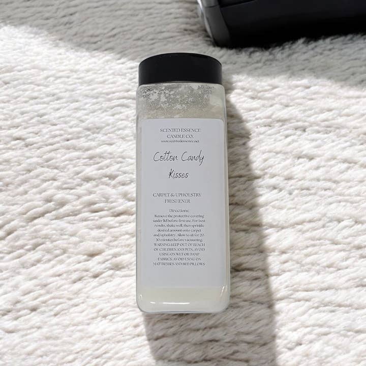 Cotton Candy Kisses Carpet & Upholstery Freshener for wholesale by Scented Essence Candle Co