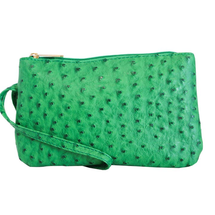 22 Tote - Wholesale Wristlet - Vibrant Ostrich Wristlet5