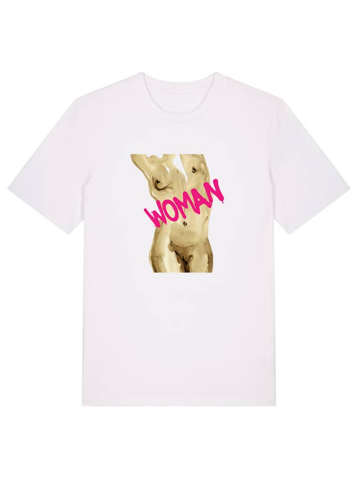 T-shirt "VROUW" voor wholesale door Katrin Valgemäe
