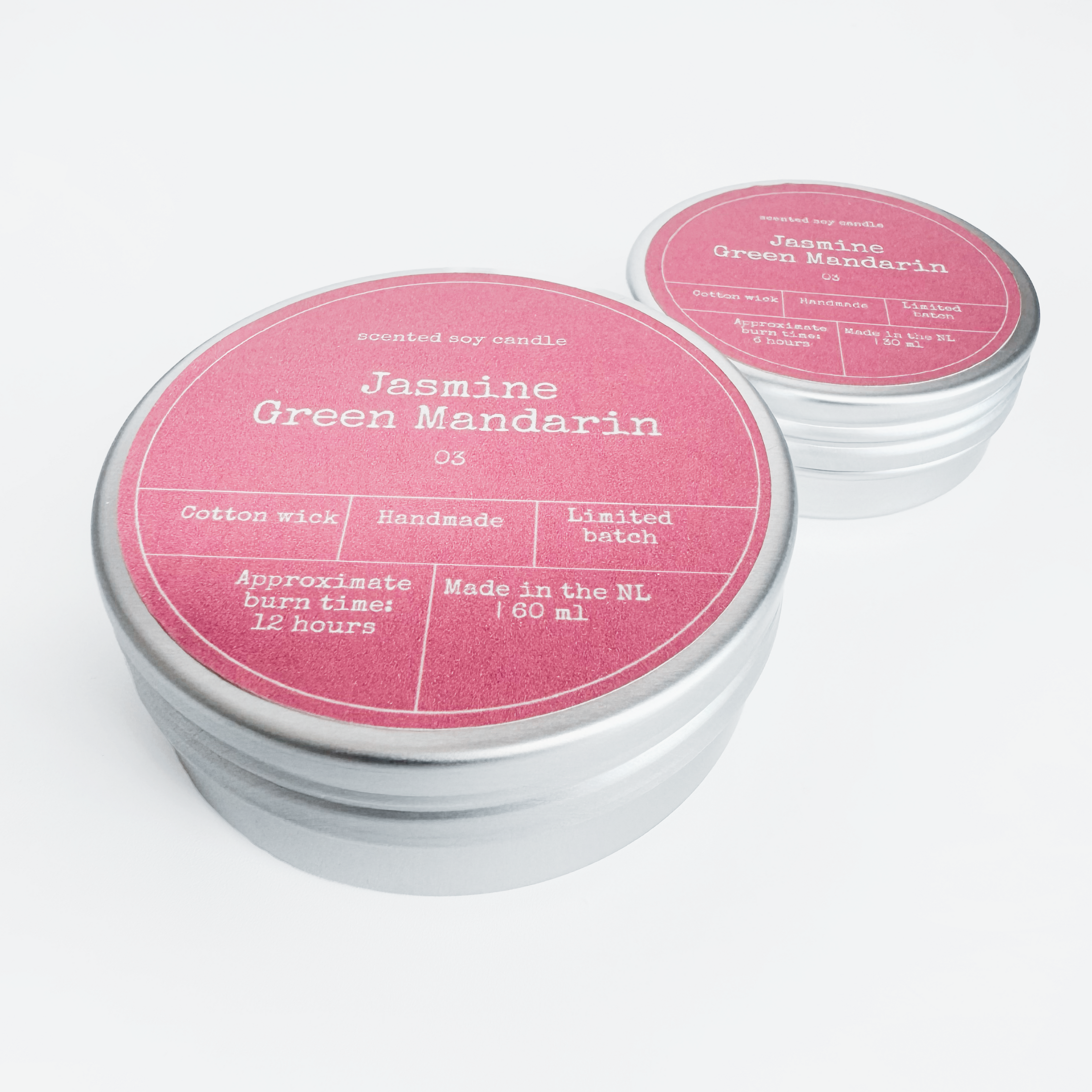 Bon Babef - Venta al por mayor Velas en tarros - Vela aromática de cera de soja | Jazmín y mandarina2