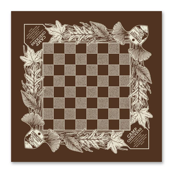 Tennessee State Parks - Checkerboard Bandana for wholesale by Friendly Arctic