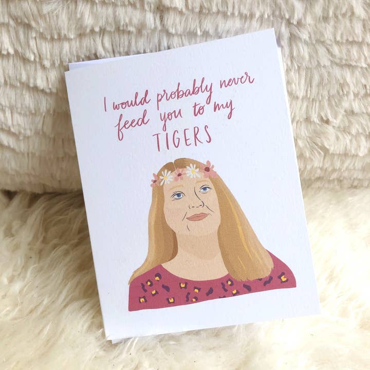 Carole Baskin Tiger King Card pour la vente par Kokocards