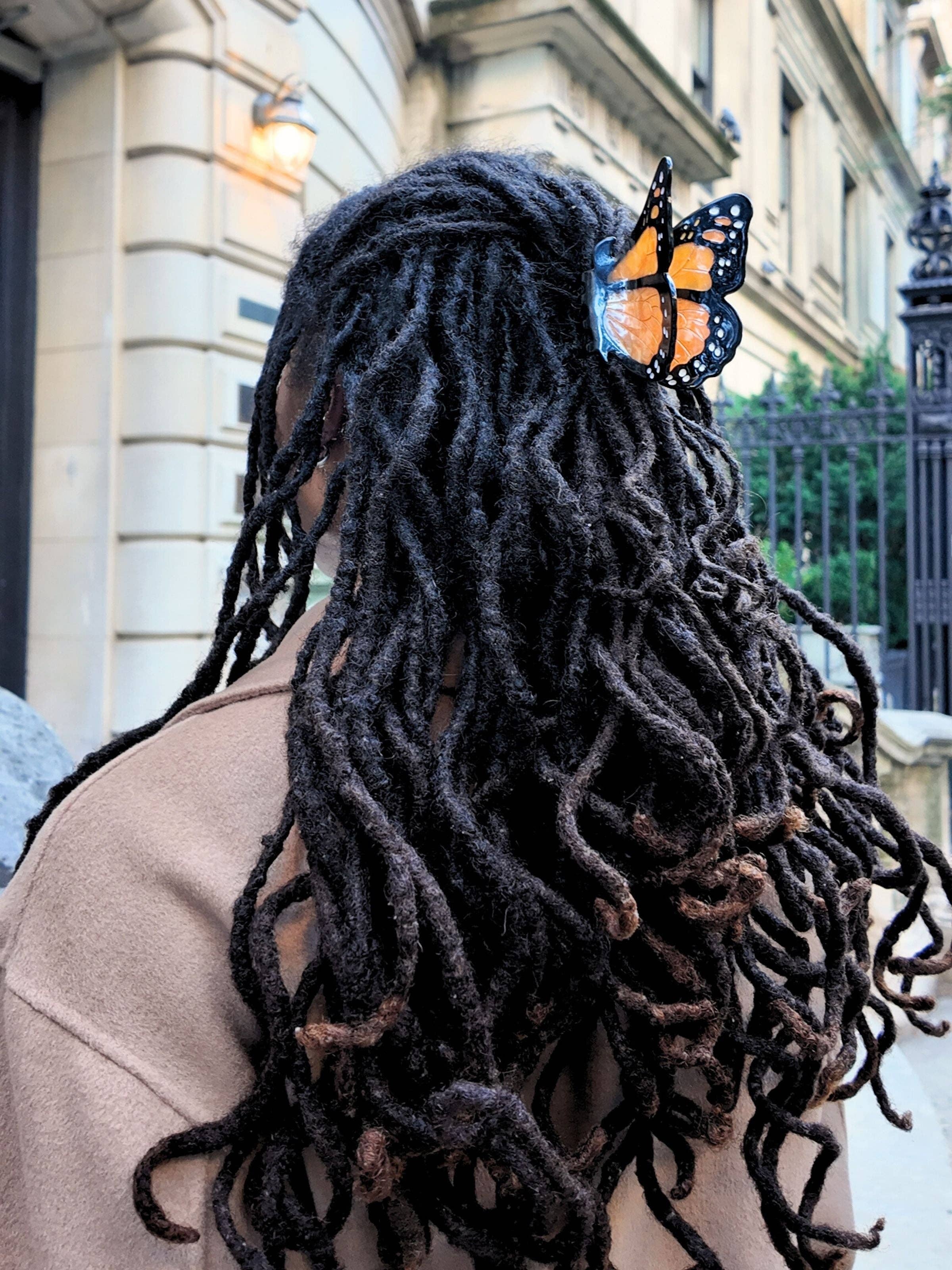 Solar Eclipse – wholesale Hair clip – Women’s – Hand-painted Monarch Butterfly Claw Hair Clip | Eco-Friendly14