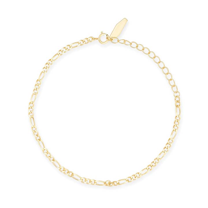Dainty 14K Gold Chain Bracelet for wholesale by Elk & Bloom
