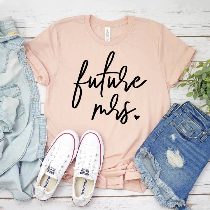 Future Mrs T-shirt - Bella Canvas for wholesale by Printliss