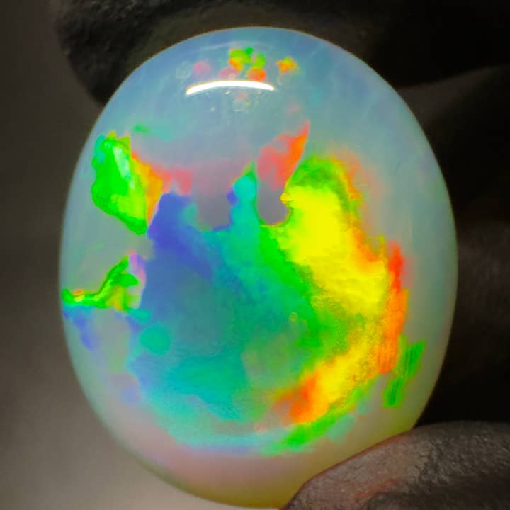 Ethiopian Opal Polished Cabochon – 16.40 ct (18.50 × 22.70) for wholesale by Modeeq Gems