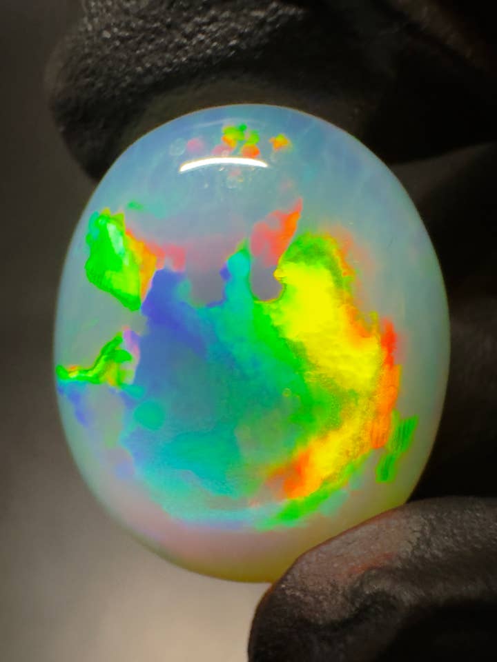 Ethiopian Opal Polished Cabochon – 16.40 ct (18.50 × 22.70) for wholesale by Modeeq Gems