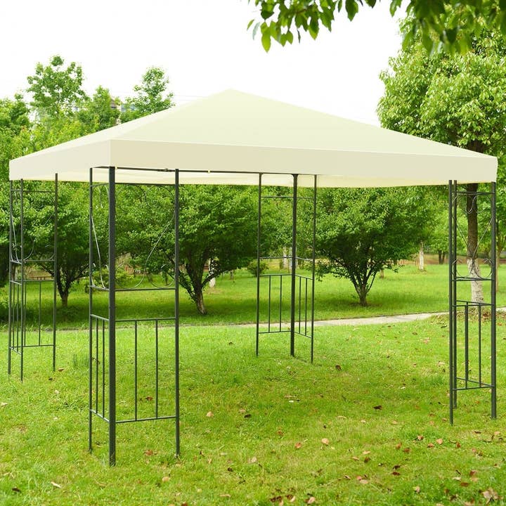 Buzz Blocker Organic Mosquito & No-See-Um Repellent - Wholesale Tent - 10 x 10 Ft Outdoor Steel Frame Gazebo Shelter with Waterproof Polyester Canopy2