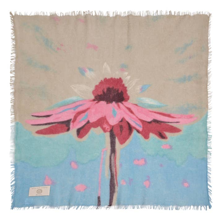 Bandana de cachemira Flower-cs en Frosty para venta al por mayor de cute stuff GmbH