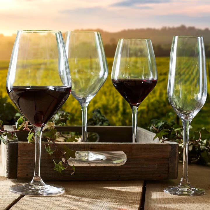 Ogo living - Wholesale Wine Glass - Box of 6 Zenith crystal glasses 35 cl