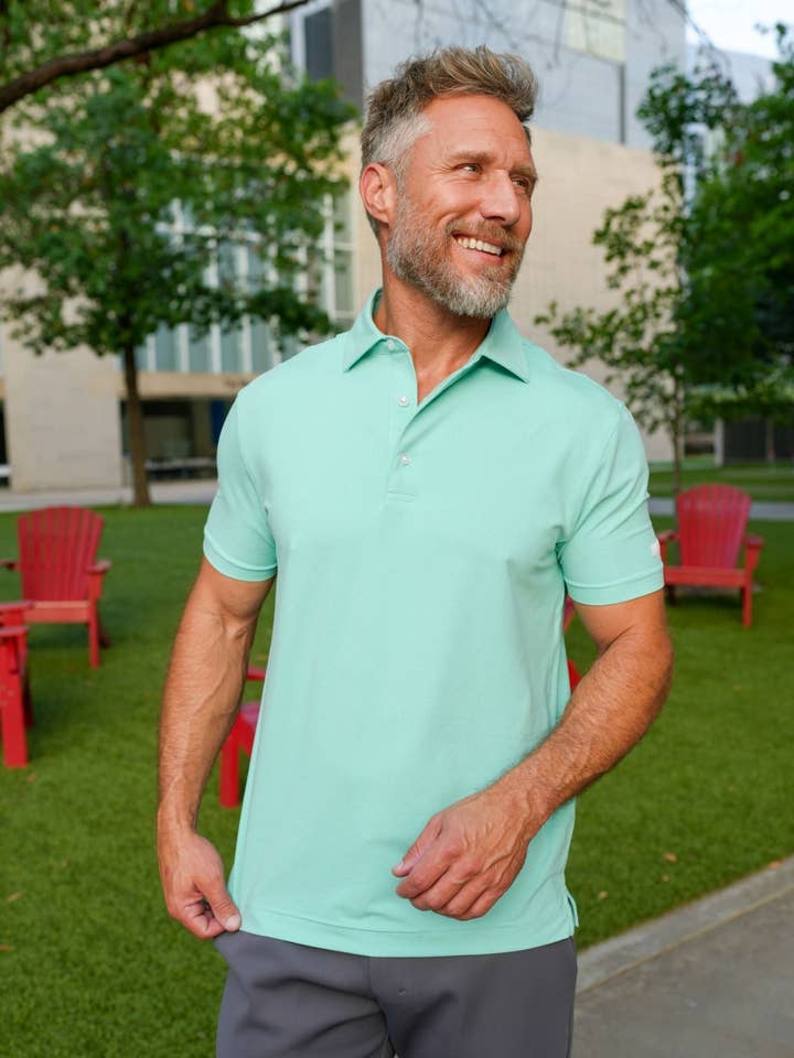 USA Palm - Wholesale Polo - Men's - Heathered Polo48