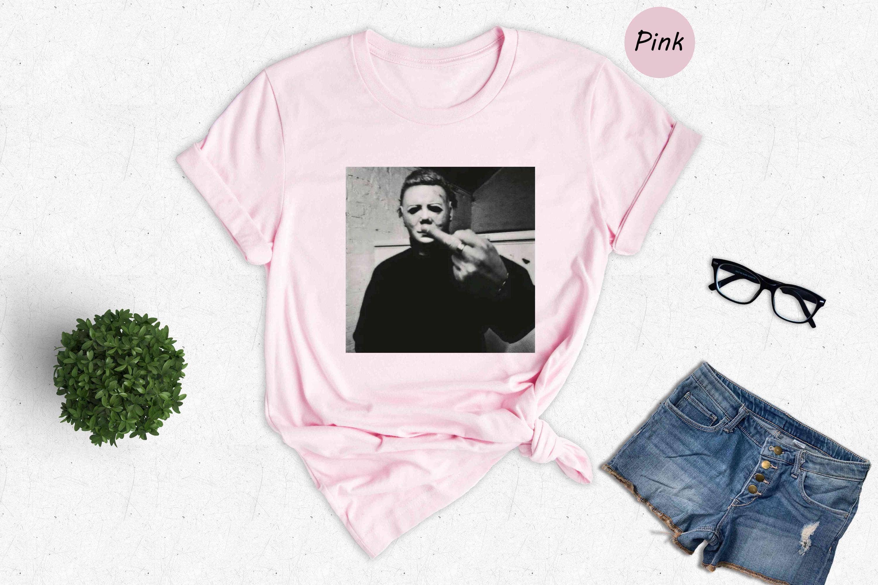 NVC Ecommerce LLC - Vendita all'ingrosso Maglietta stampata - Donna - Camicia Michael Myers, camicia di Halloween, T-shirt da film horror1