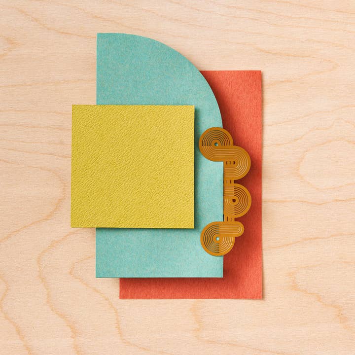 Another Studio UK - Wholesale Bookmark - Bauhaus Bookmark, Brass Metal Page Marker2