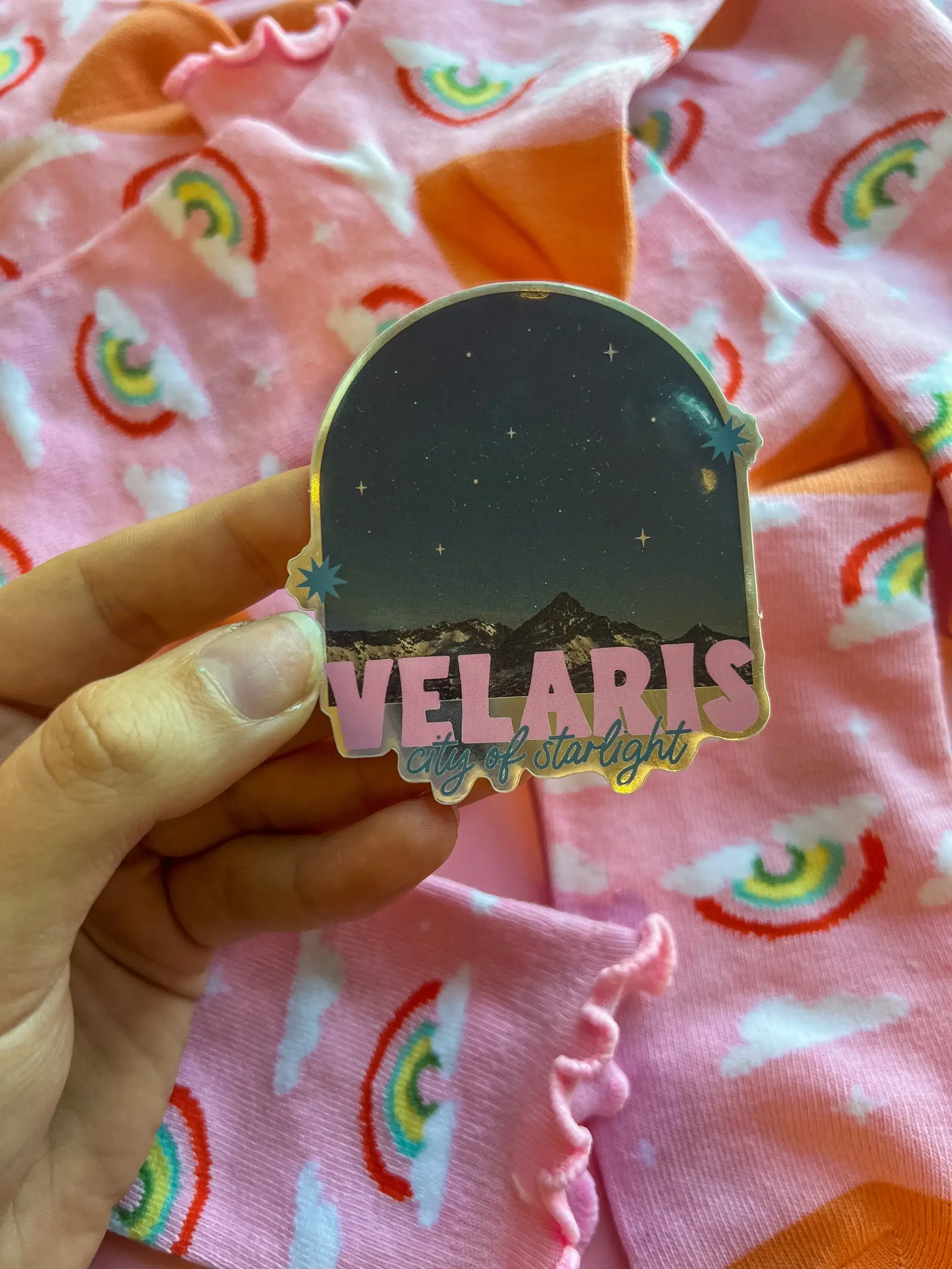 Jollie Ollie Designs - Wholesale Sticker - Greetings from Velaris ACOTAR Sticker0