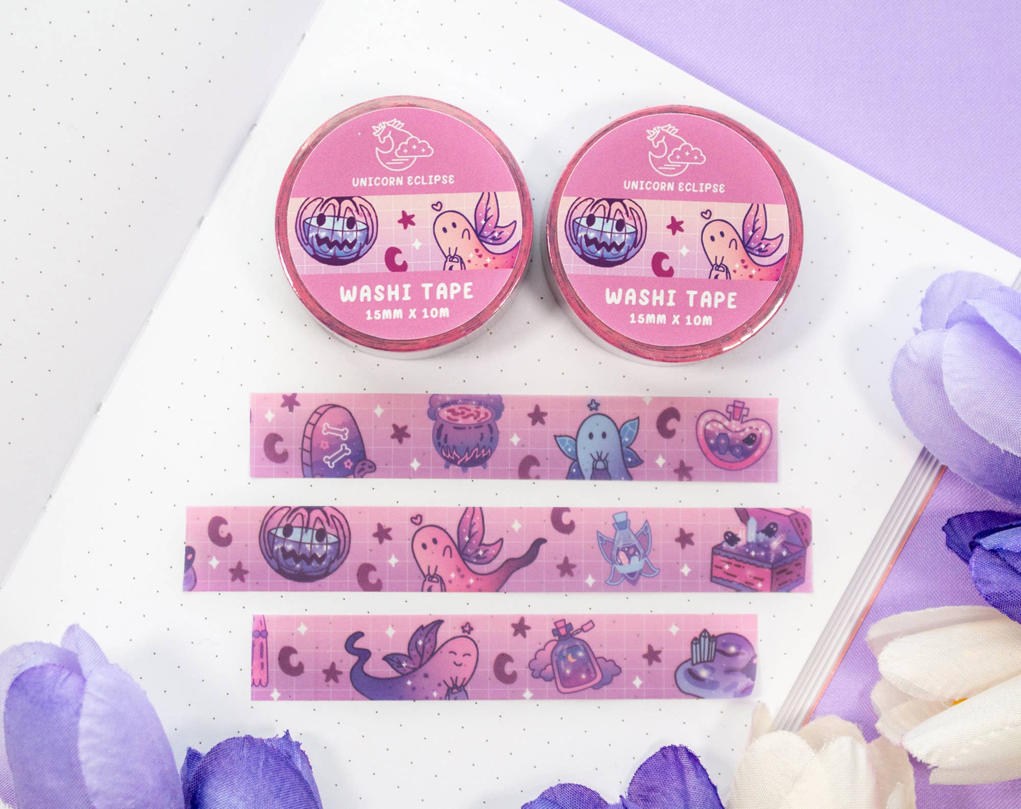 Unicorn Eclipse - Wholesale Washi Tape - Spooky Washi Tape