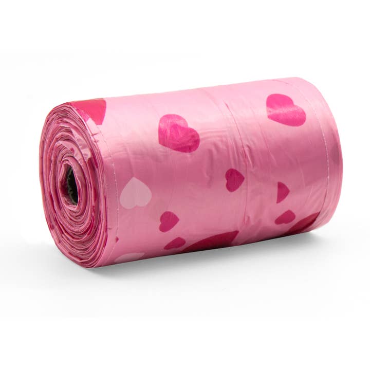 Pink hygienic bags with handle 3x10b for wholesale by Bubimex