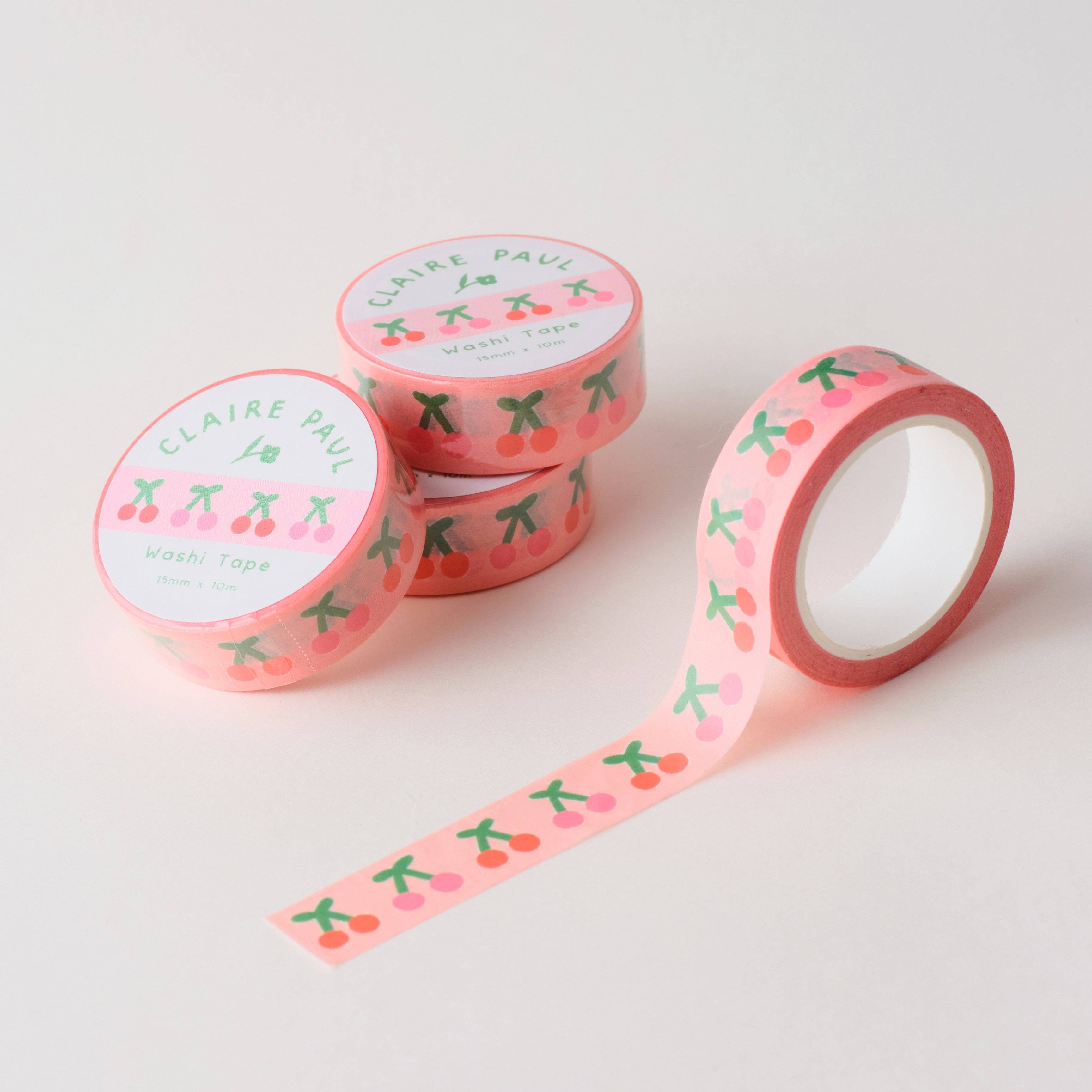Claire Paul - Vendita all'ingrosso Nastro washi - Nastro washi con ciliegie4