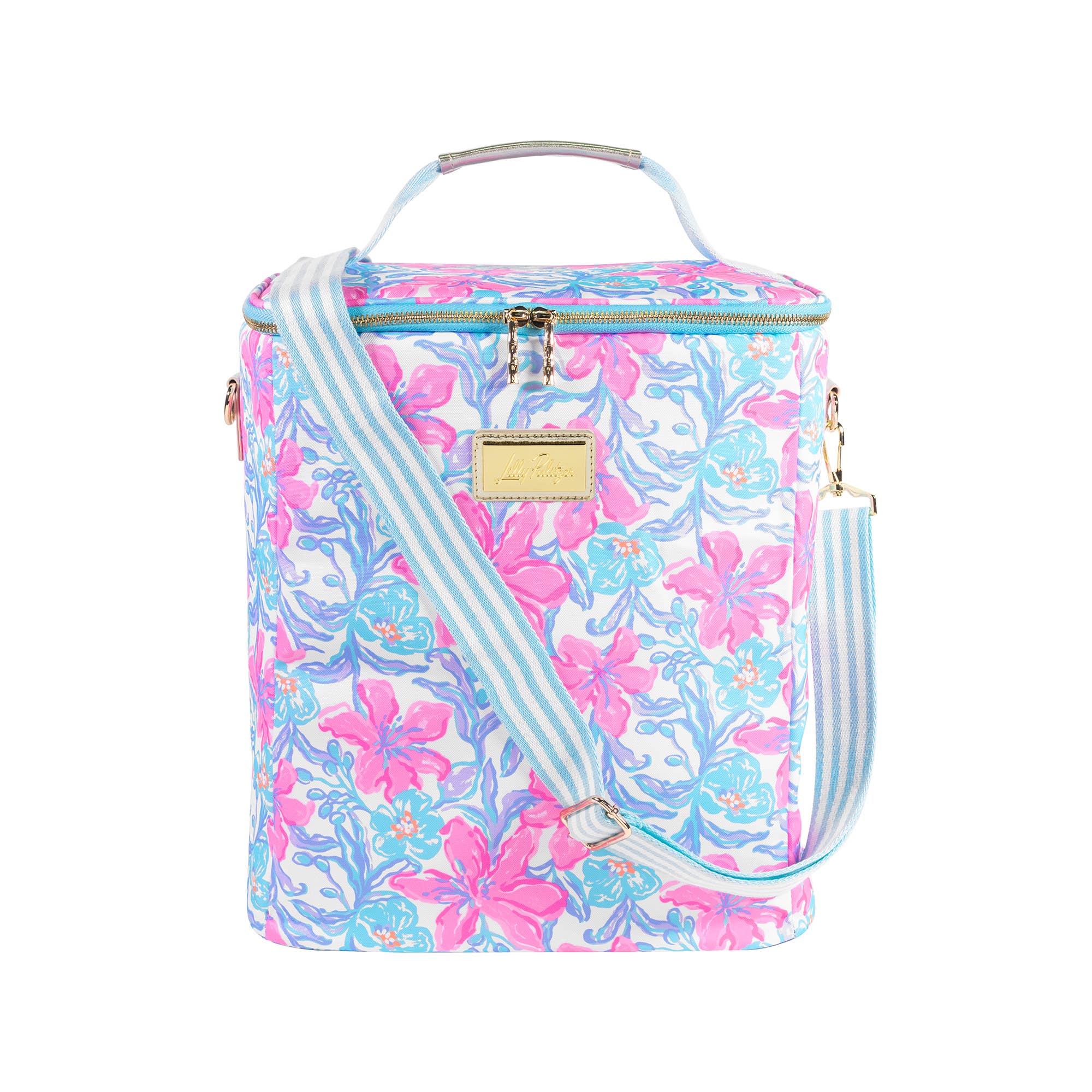 Lilly Pulitzer by Lifeguard Press - Wholesale Cooler/Cooler Bag - Wine Carrier, Beachside Haven