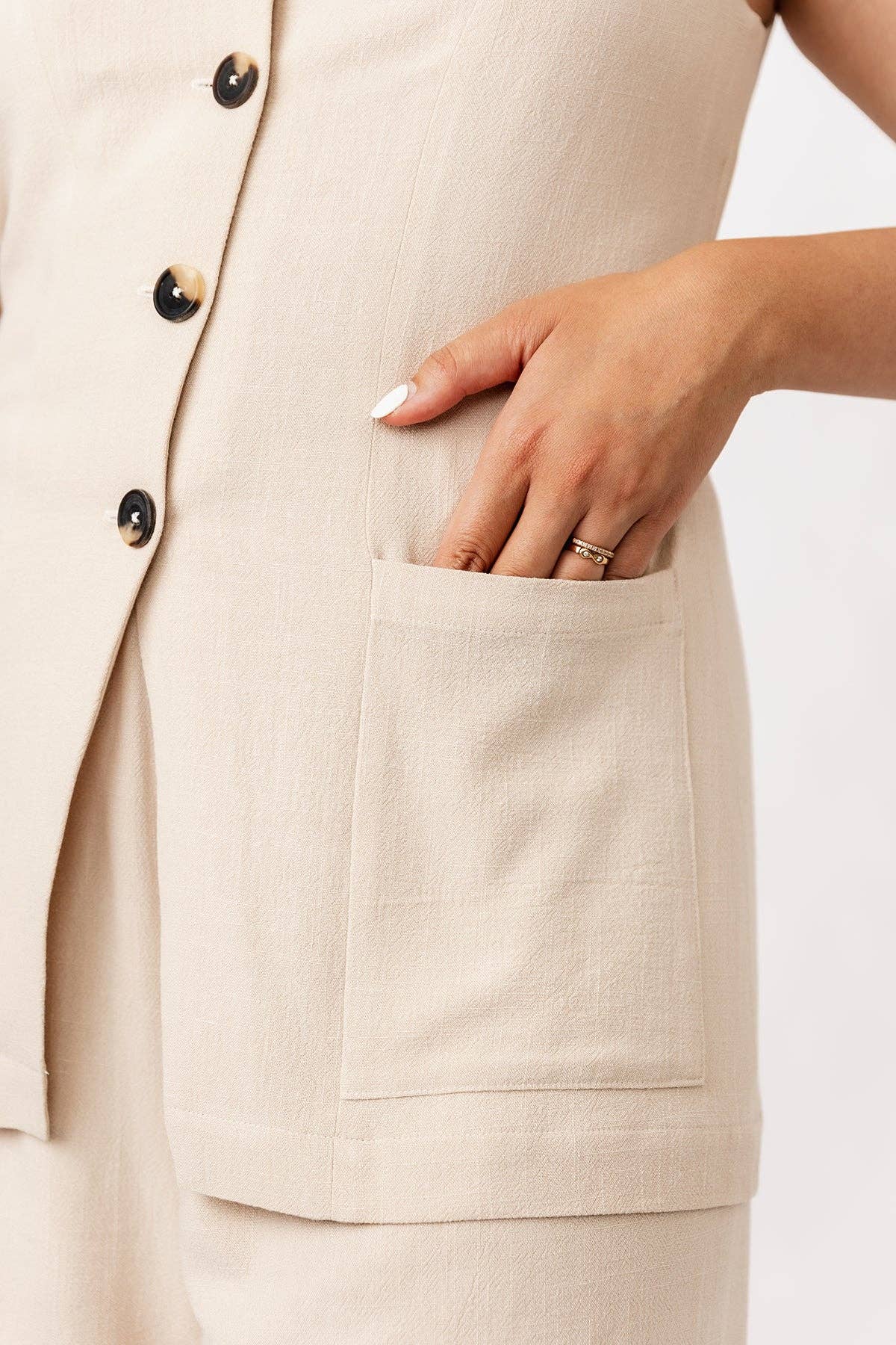 Named Clothing Finland Oy - Wholesale Craft Sewing Kit - Asteri button down dress & vest11