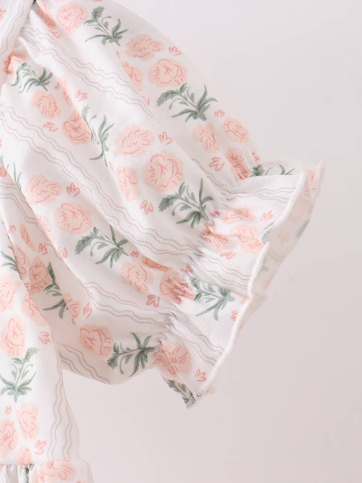 Aspen Rain Boutique - Wholesale Mommy & Me Sets - Sage floral mom&me dress3