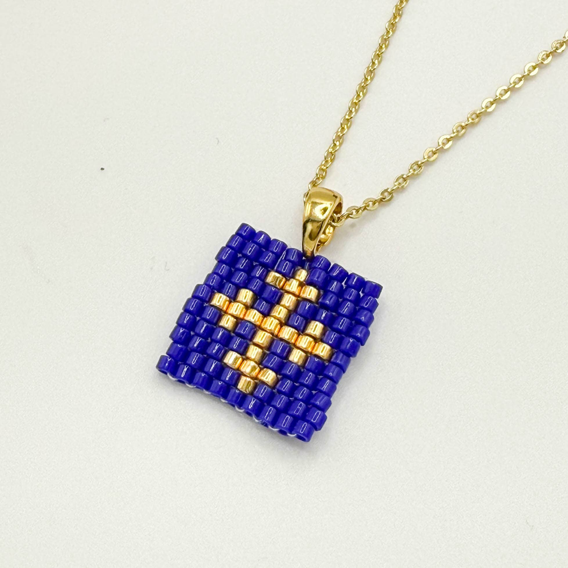XO-CU - Wholesale Pendant/Charm Necklace - Miyuki Beads Scapular Cross Necklace 3