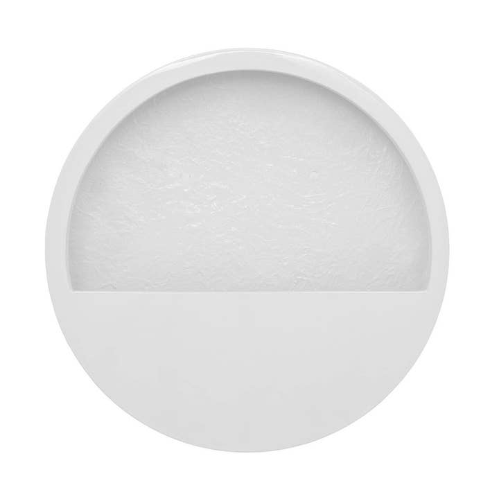 Wally (a sospensione) S - Bianco opaco - L40 cm x P40 cm x A9 cm per la vendita all'ingrosso da parte di Pottery Pots