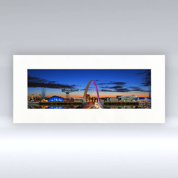Clydeside Sunset - Mounted Print for wholesale by Pureminted