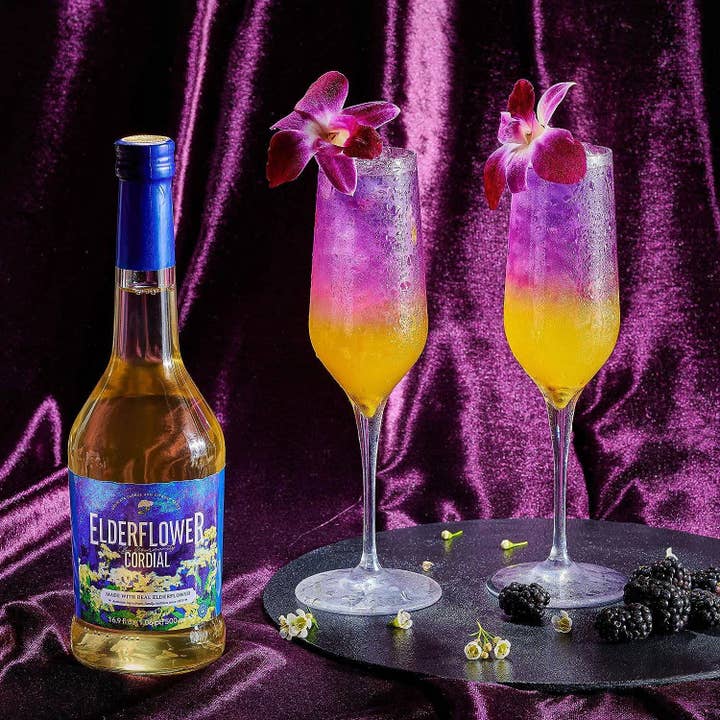 Think Distributors - Wholesale Cocktail Mix/Syrup - Gourmanity Elderflower Syrup: 16.9 fl oz of Floral Goodness4