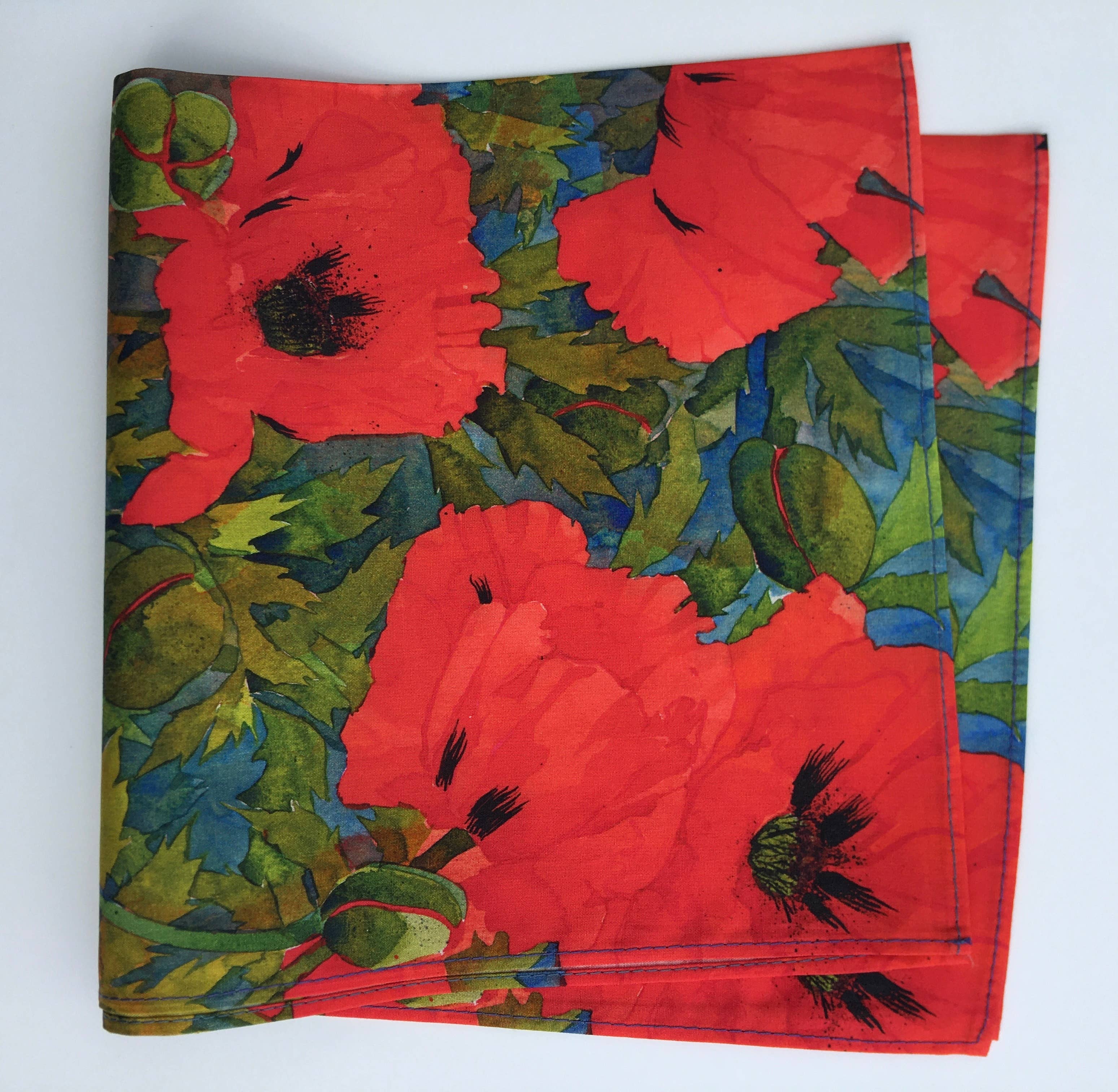 Mary Ann Rogers Gallery - Vendita all'ingrosso Fazzoletto - Donna - Fazzoletti in cotone biologico in scatola mista 5 pezzi1