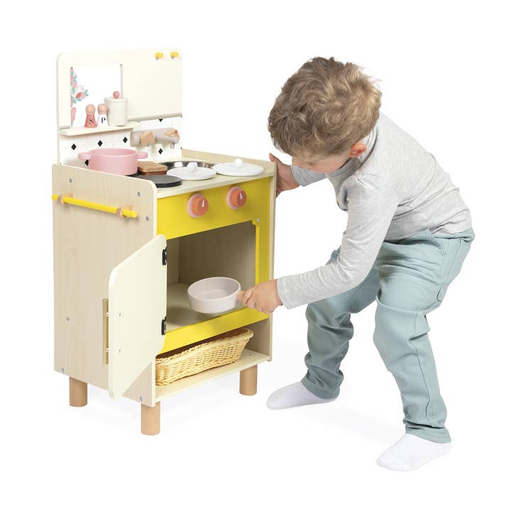 Janod - Wholesale Toy Set - Kids - Cottage Chic Compact Cooker4