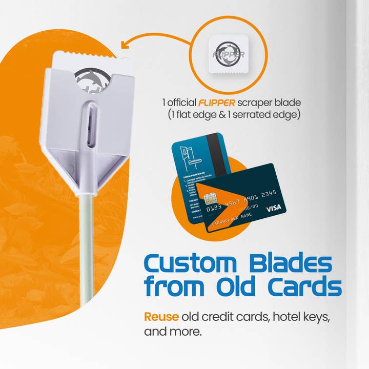 Flipper Aquarium Products – Engroshandel Haveværktøj – Flipper Platinum NANO Kreditkort Algeskraber4