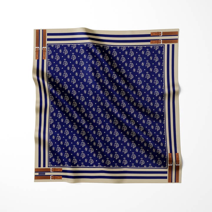 Signature Surcingle – Luxury Scarf – Midnight for wholesale by StableWoman